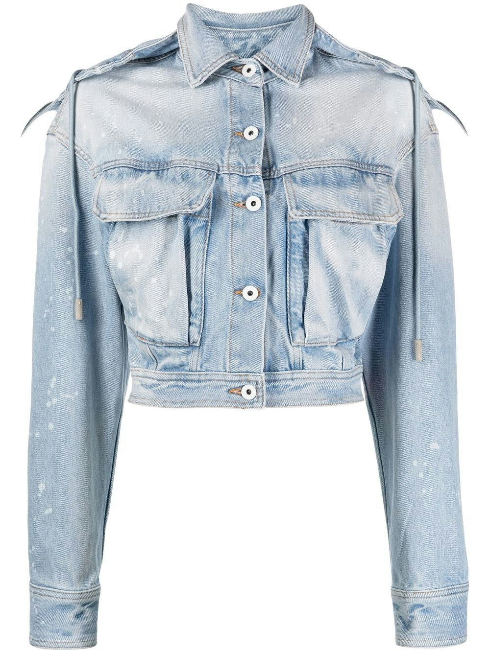 Madame Solid Off-White Denim Jacket | Buy SIZE M Jacket Online for | Glamly